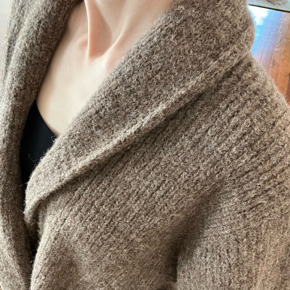 Ozma sloan duster in bark, size xs/small